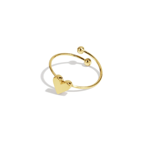 Golden Heart Ring
