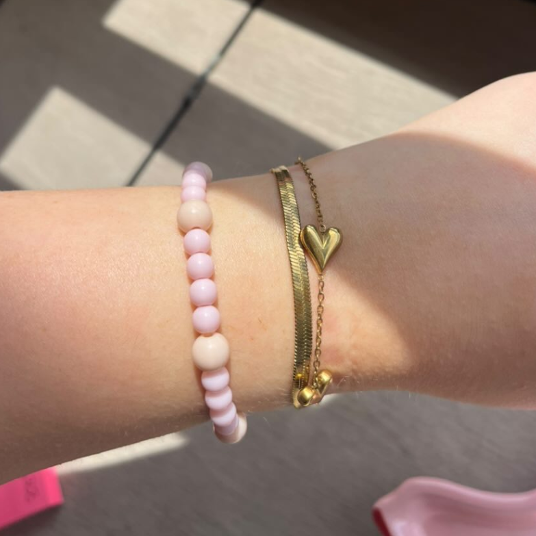 Strawberry Cream Bracelet